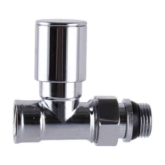 Кран вентильний прямий з американкою SOLOMON 1/2&Prime; CHROM 1875 з ущільнювачем
