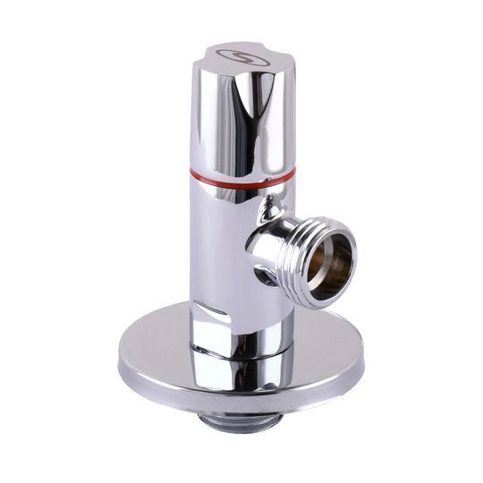 Кран напівобертовий кутовий SOLOMON 1/2&Prime;х1/2&Prime; 9081