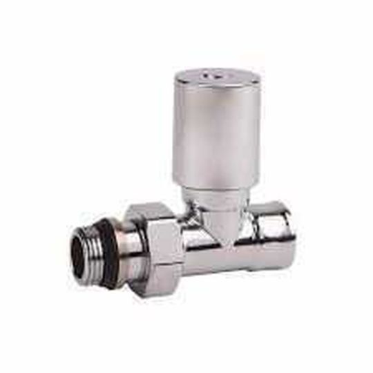 Кран вентильний прямий з американкою SOLOMON 1/2&Prime; CHROM 1875 з ущільнювачем