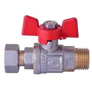 Кран кульовий прямий з накидною гайкою SOLOMON 1/2&Prime; ЗВ PN40 160406
