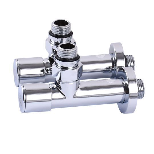 Кран вентильний кутовий з американкою SOLOMON LUX 1/2&Prime; CHROM 7777 (2шт. КОМПЛЕК ) (1уп)