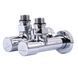 Кран вентильний кутовий з американкою SOLOMON LUX 1/2&Prime; CHROM 7777 (2шт. КОМПЛЕК ) (1уп)