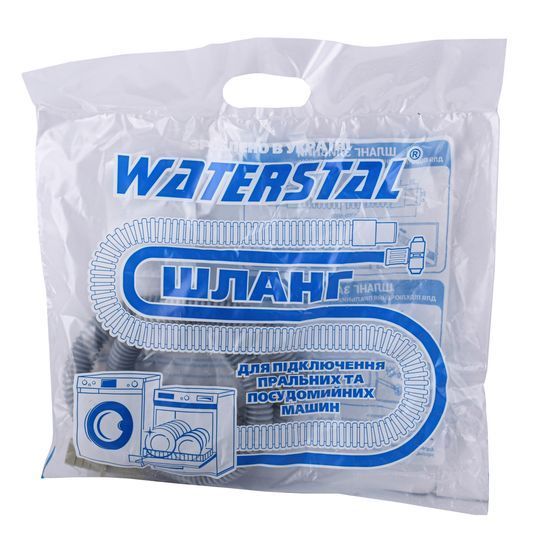 Шланг зливний для побутових пральних и посудом.машин &Prime;Waterstal&Prime; 1,0 м