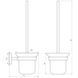 Йоржик настінний без кришки Globus Lux SS8429A SUS304