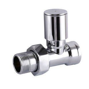 Кран вентильний прямий з американкою SOLOMON 3/4&Prime; CHROM 1865