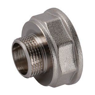 Перехідник редукційний 1 1/4&Prime;х 3/4&Prime;ВЗ нікельований восьмигранний NK643O OPTIMUM