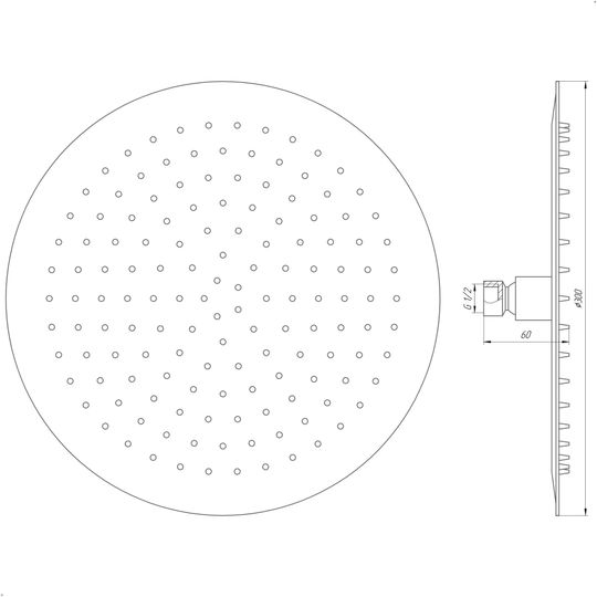 Душова лійка Globus Lux STS-0300