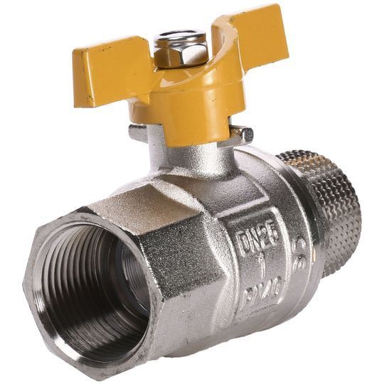 Кран кульовий прямий SELBA 1&Prime; ЗВ ЖБ SL1508