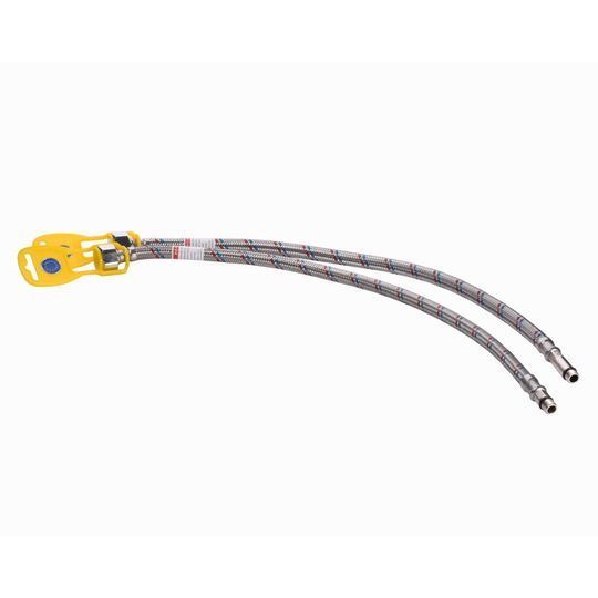 Шланг нержавіюча сталь ECO FIX М10х1/2&Prime; 0,7 м ПАРА EPDM
