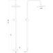 Душова колона Globus Lux LAZER GL-BAR-0101