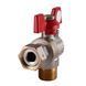 Кран кульовий кутовий з накидною гайкою SOLOMON 1/2&Prime; ЗВ PN40 160402