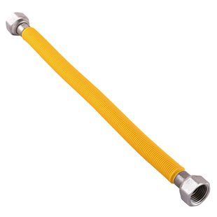 Шланг газовий TUCAI 1/2&Prime;х1/2&Prime; ВВ 300мм-510мм ABS PressINOX-9403