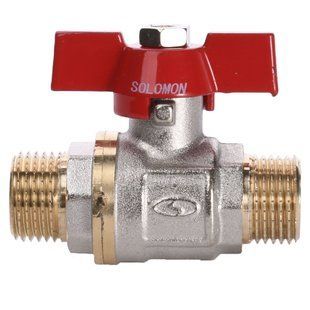 Кран кульовий прямий SOLOMON 1/2&Prime; ЗЗ КБ PN40 B1420