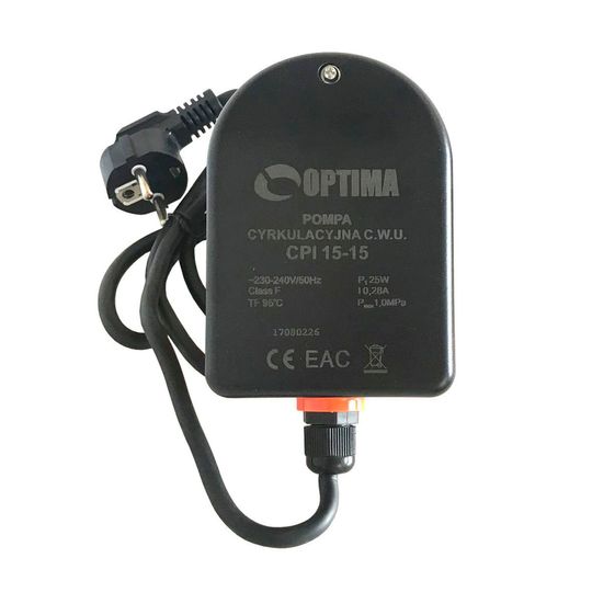 Насос рециркуляційний Optima CPI 15-15 84 мм + кабель з вилкою!