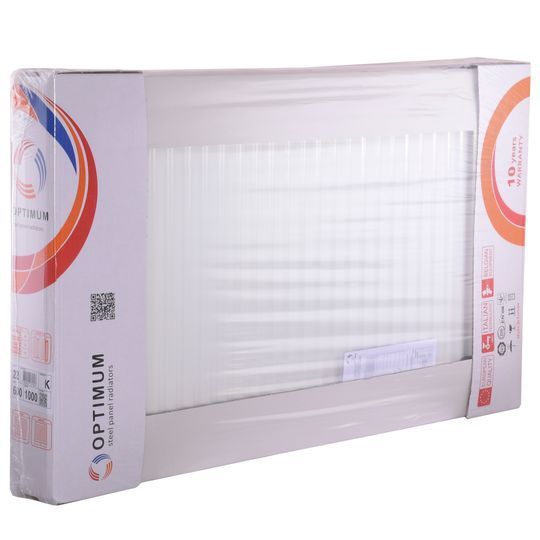 Радіатор сталевий панельний OPTIMUM 22 бок 600x400