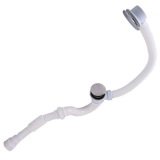 Сифон &Prime;Waterstal&Prime; для ванни Click-Clack з гнучкою трубою 32/40/50 (А - 14089)