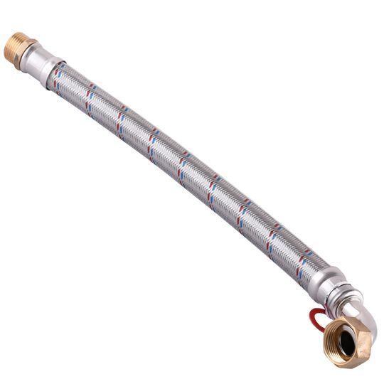 Шланг антивібраційний кутовий SOLOMON 1&Prime; ЗВ 0,6м HS3001
