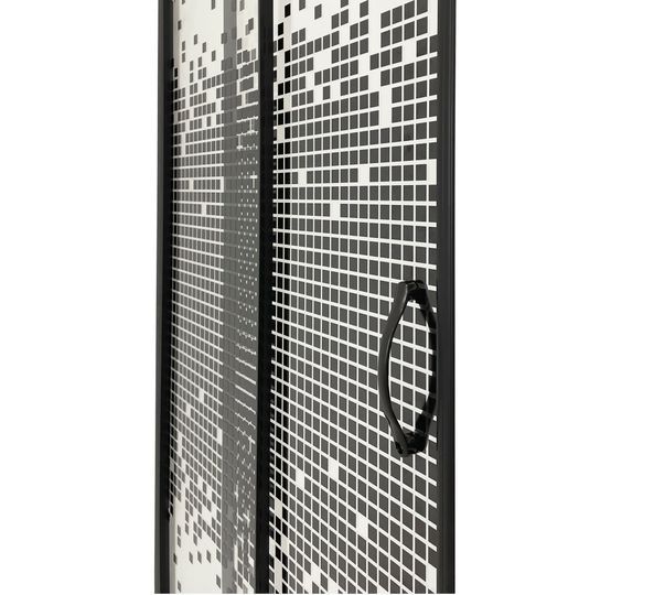 Душова кабіна півкругла без піддона WISLA N90TB.Mosaic BRAVO (1уп.)