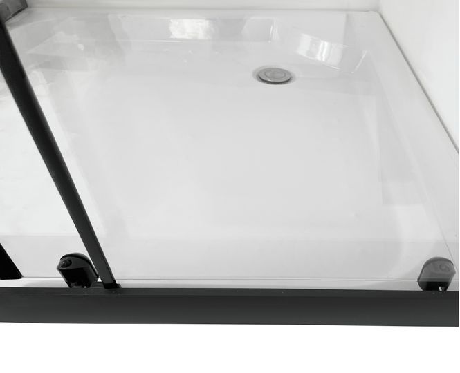 Душова кабіна півкругла без піддона WISLA N90TB.Mosaic BRAVO (1уп.)