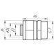 Муфта із зовнішньою різьбою APE ITALY 701 L 1&Prime;x26