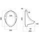 ПІСУАР FLATBACK UR-FB-OV
