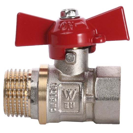 Кран кульовий прямий WATER VALVE 1/2″ ЗВ КБ NV-V Q002