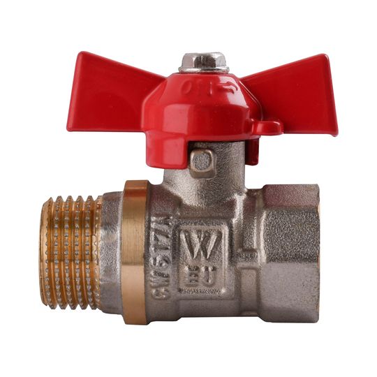 Кран кульовий прямий WATER VALVE 1/2″ ЗВ КБ NV-V Q002