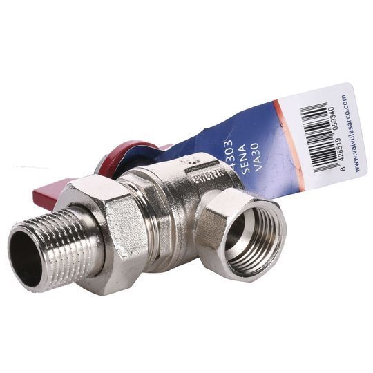 Кран кульовий кутовий з американкою ARCO 1/2&Prime; SENA 154303