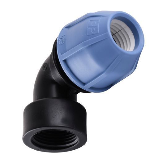 Коліно ПНД Vsplast 25*1 '' ** ВР 4002