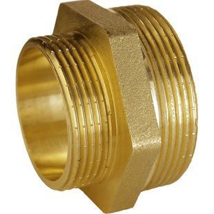 Ніпель редукційний 1 1/2"х1 1/4"ЗЗ латунний А0522А