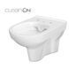 CET Cersanit 794 CITY NEW CLEAN ON підвісний з кришкою дюропласт ліфт SLIM