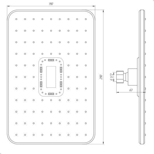 Душова лійка Globus Lux SD-003-30-00