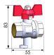 Кран кульовий повнопрохiдний для підключення термометра SOLOMON 3/4&Prime; V1242 S