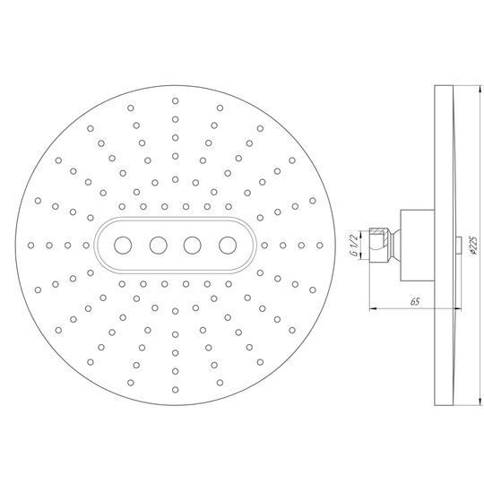 Душова лійка Globus Lux SD07A