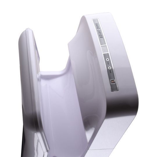 Сушарка для рук HOTEC 11.101 ABS White сенсорна, корпус пластик білий (220В ,1650-2050Вт)