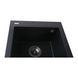Гранітна мийка Globus Lux LAMA чорний металік 410х500мм-А0001
