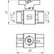 Кран кульовий прямий SELBA 1/2″ ВВ ЖБ SL1507