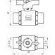 Кран кульовий прямий SELBA 3/4&Prime; ЗЗ КБ SL1503