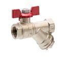 Кран кульовий з фільтром &Prime;ARCO Sena&Prime; 1/2&Prime;вн./вн. 152503 (Метелик)