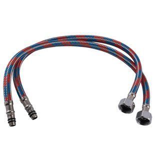 Шланги для змішувача Globus Lux М10х1/2&Prime; 0,5м. АНТИКОРОЗІЯ ( ПАРА)