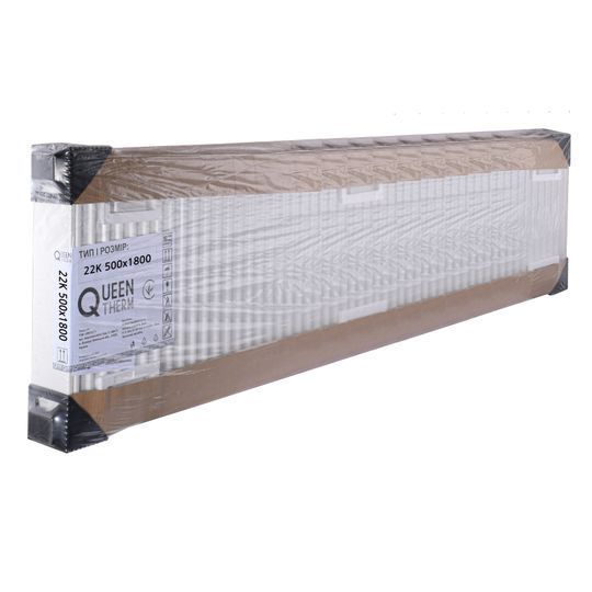 Радіатор сталевий панельний QUEEN THERM 22 бок 500х1800