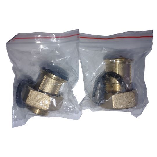 Комплект штуцерів 1&Prime;Вх3/4&Prime;З латунний LR543L OPTIMUM