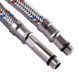 Шланг нержавіюча сталь ECO FIX М10х1/2&Prime; 1,0 м ПАРА EPDM