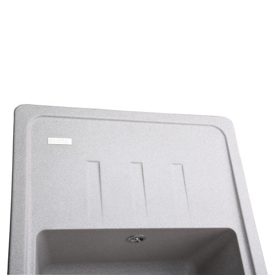 Гранітна мийка Globus Lux MONO сірий камiнь 620x435мм-А0005