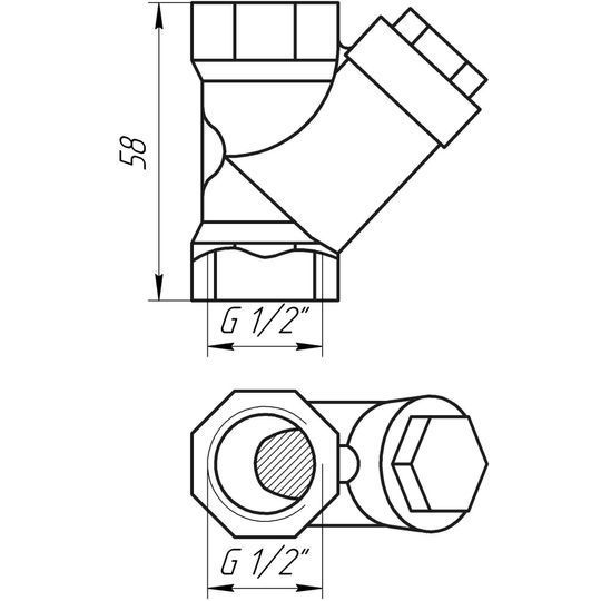 Фільтр грубого очищеня ARCO 1/2&Prime; 01830 SPAIN