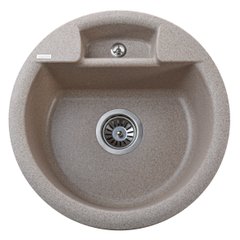 Гранітна мийка Globus Lux GURON мигдаль 480мм-А0008