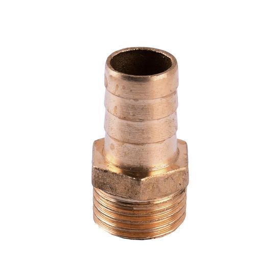 Штуцер латунний 1/2&Prime;ЗР х 18мм ливарний 1611Б