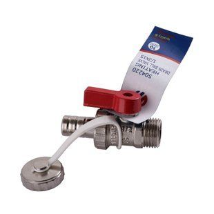 Кран зливу/підживлення 1/2&Prime; з заглушкою 504220 ARCO SPAIN Red