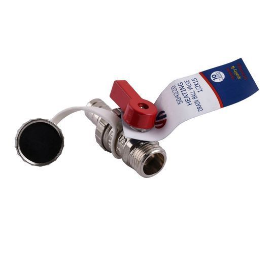 Кран зливу/підживлення 1/2&Prime; з заглушкою 504220 ARCO SPAIN Red