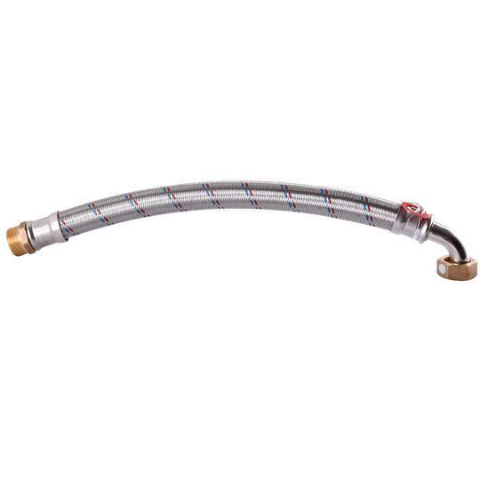 Шланг антивібраційний кутовий SOLOMON 1&Prime; ЗВ 0,8м HS3001